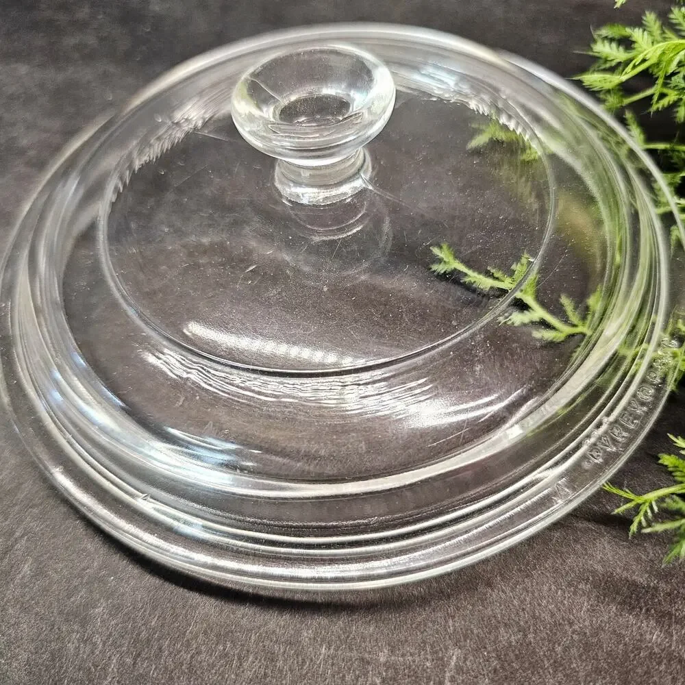 Corning Ware Pyrex P 81 C Vintage Glass Replacement Lid Round 6